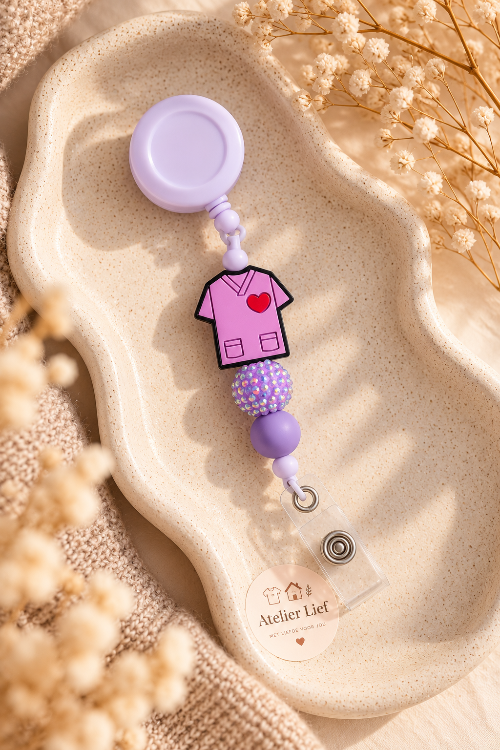 Badgehouder | Zorg met Liefde – Lila