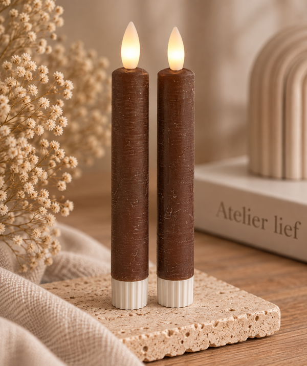 Dinerkaars LED - Bruin