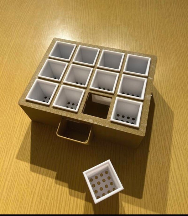 Vaso organizzatore per la semina