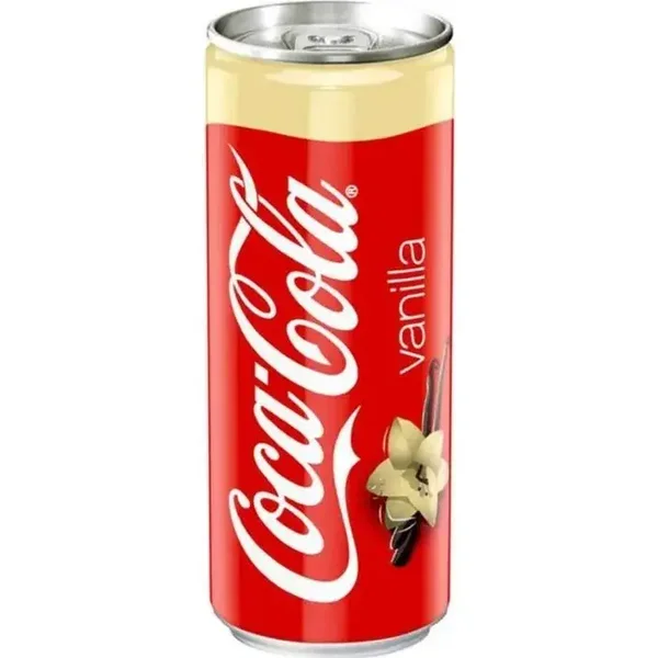 Coca cola goût vanille canette 33 cl (1.55 euros)