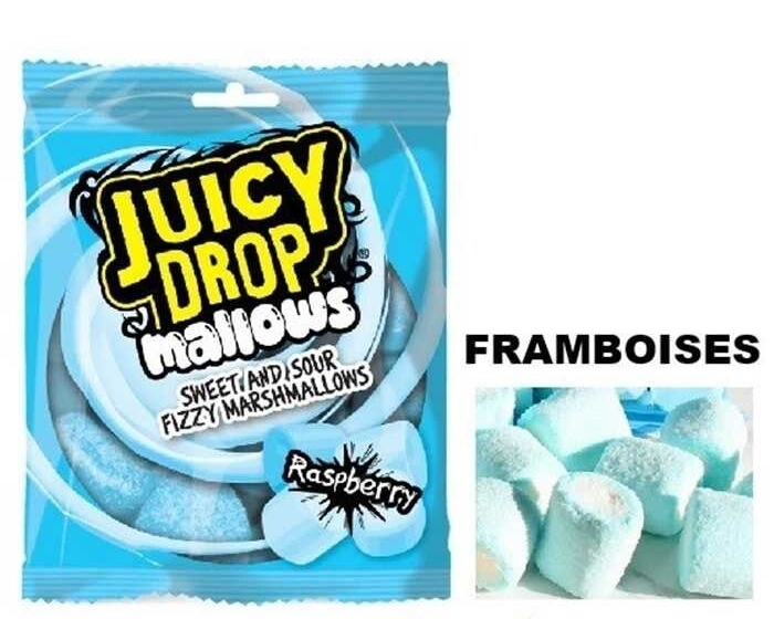 SACHETS JUICY DROP MALLOW RASBERRY
