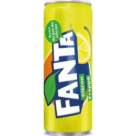 Canette fanta citron 33cl