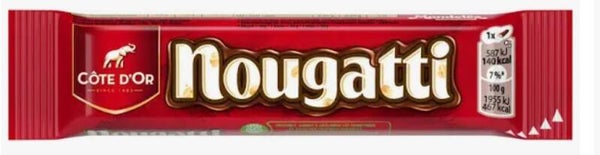 Barre chocolaté nougatti de la marque carte d'or