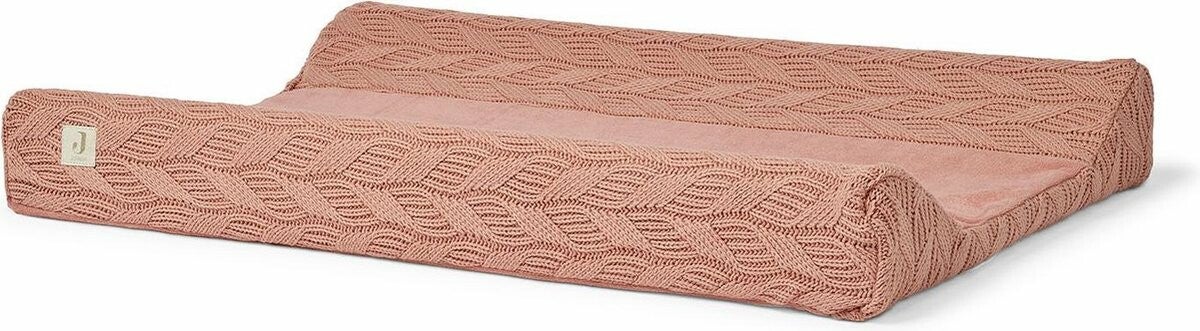 Jollein waskussenhoes 50x70 cm spring knit  | rosewood