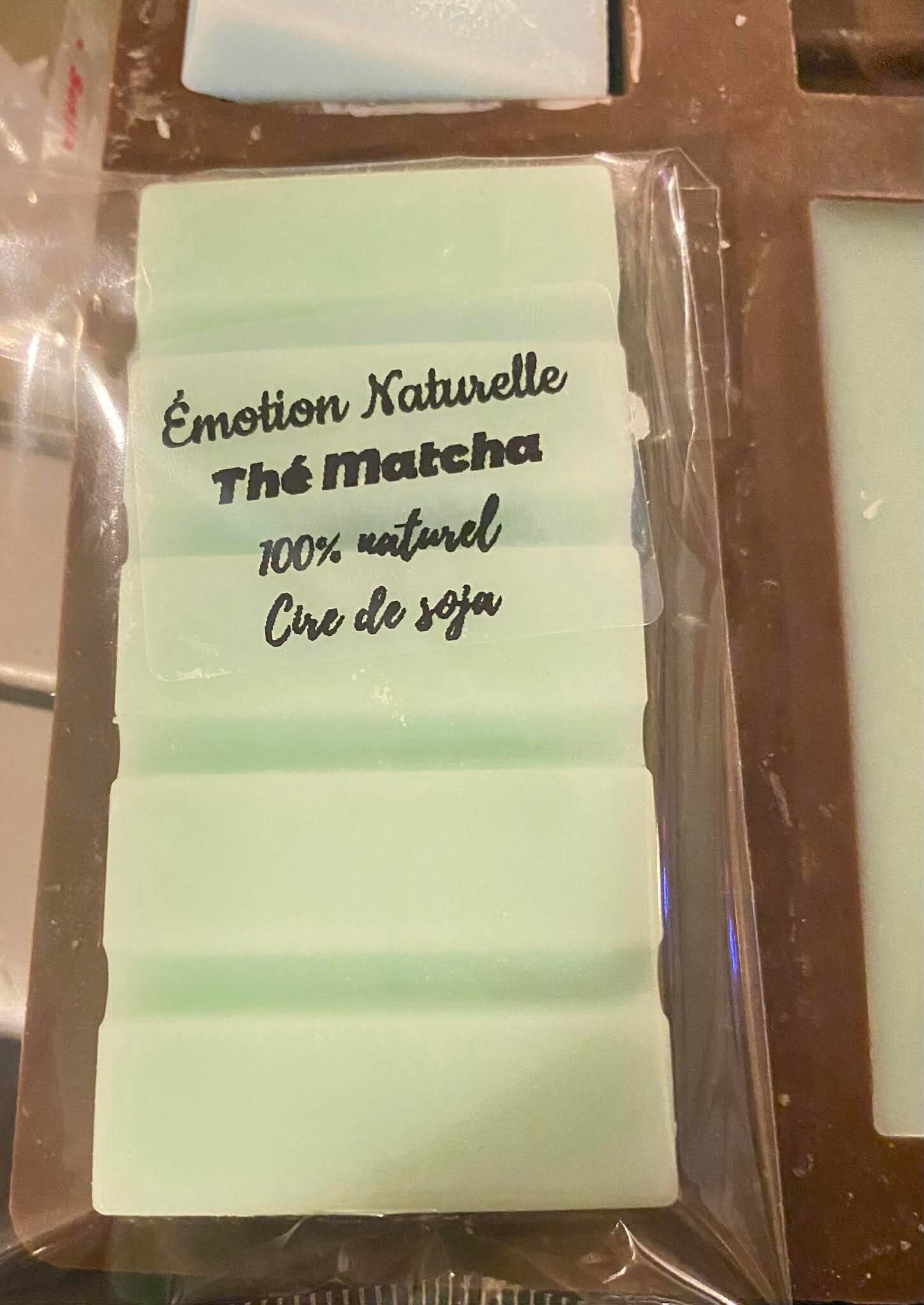 Plaquette moyenne Thé matcha