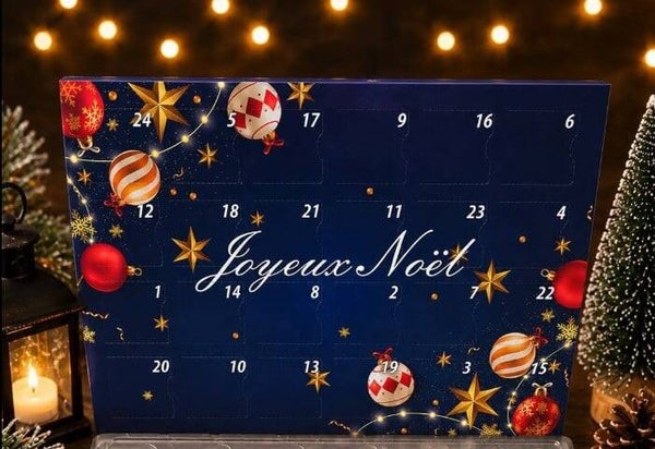 Calendrier de l'avent fondants parfumés parfums hiver