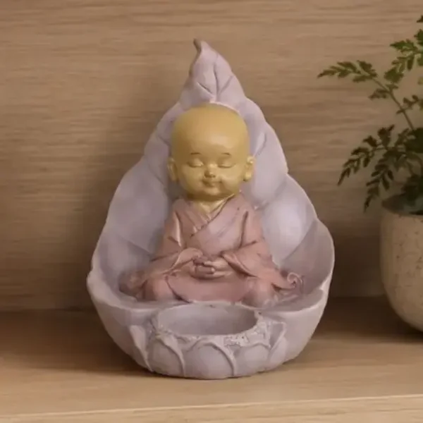 Bougeoir Bouddha pour Bougie Chauffe-Plat