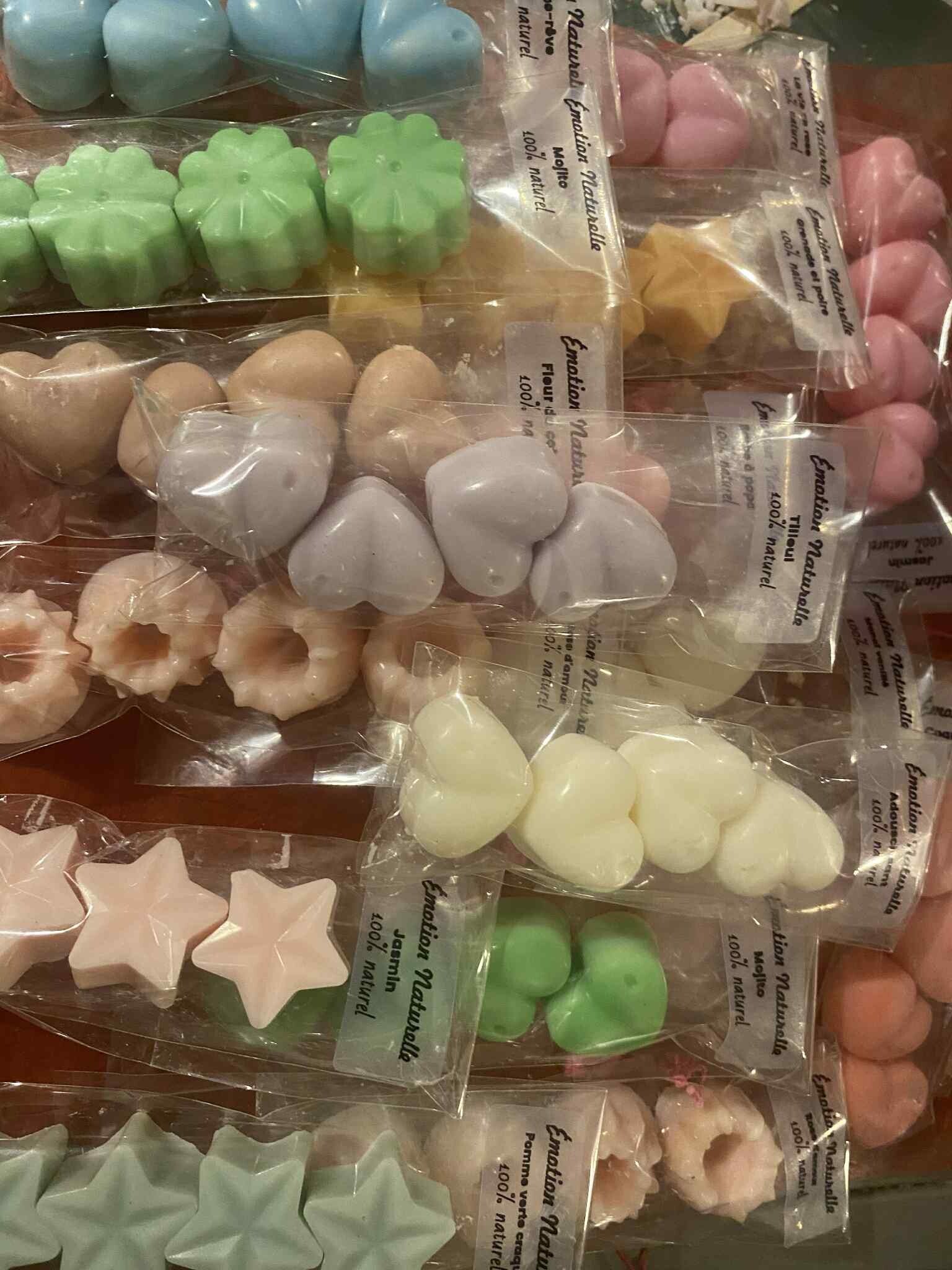 Les sachets de 4 fondants de cire