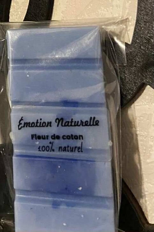 Plaquette moyenne fleur de coton