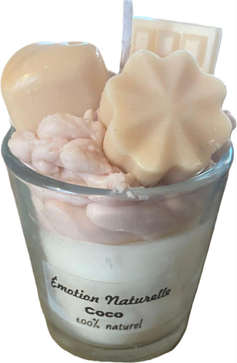 Bougie coco 70 ml (différentes senteurs disponibles)