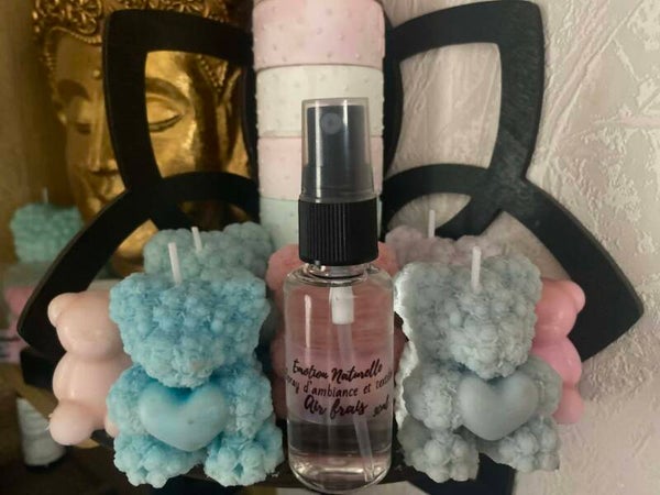 Spray d'ambiance et textiles Air frais