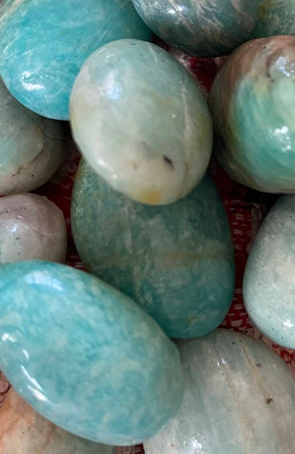 Amazonite du Pérou AB 20mm à 30 mm