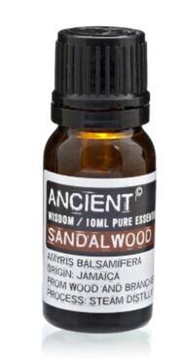Huile essentielle de bois de Santal d'Amarys (nettoie les plaies, traite la grippe, les infections vaginales, peut soulager l'anxiété et la tension, l'insomnie, la toux ,le rhume et la bronchite...)