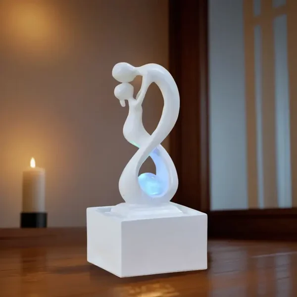 Fontaine d'Intérieur Moderne Amor Blanc