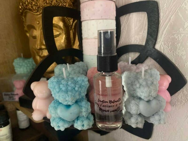 Spray d'ambiance et textiles Monoï vanillé