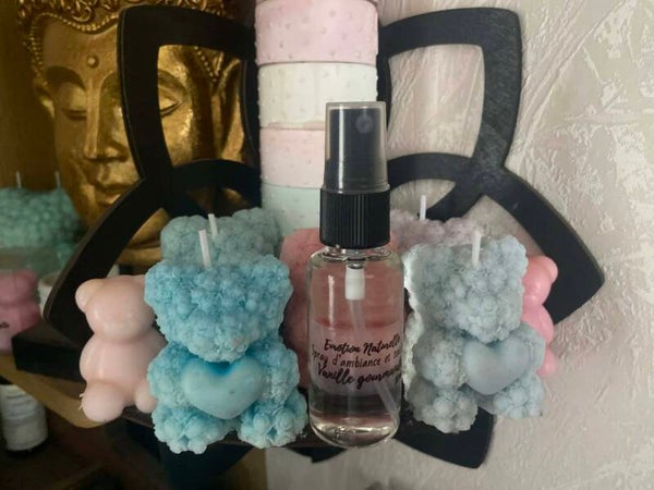 Spray d'ambiance et textiles Vanille gourmande