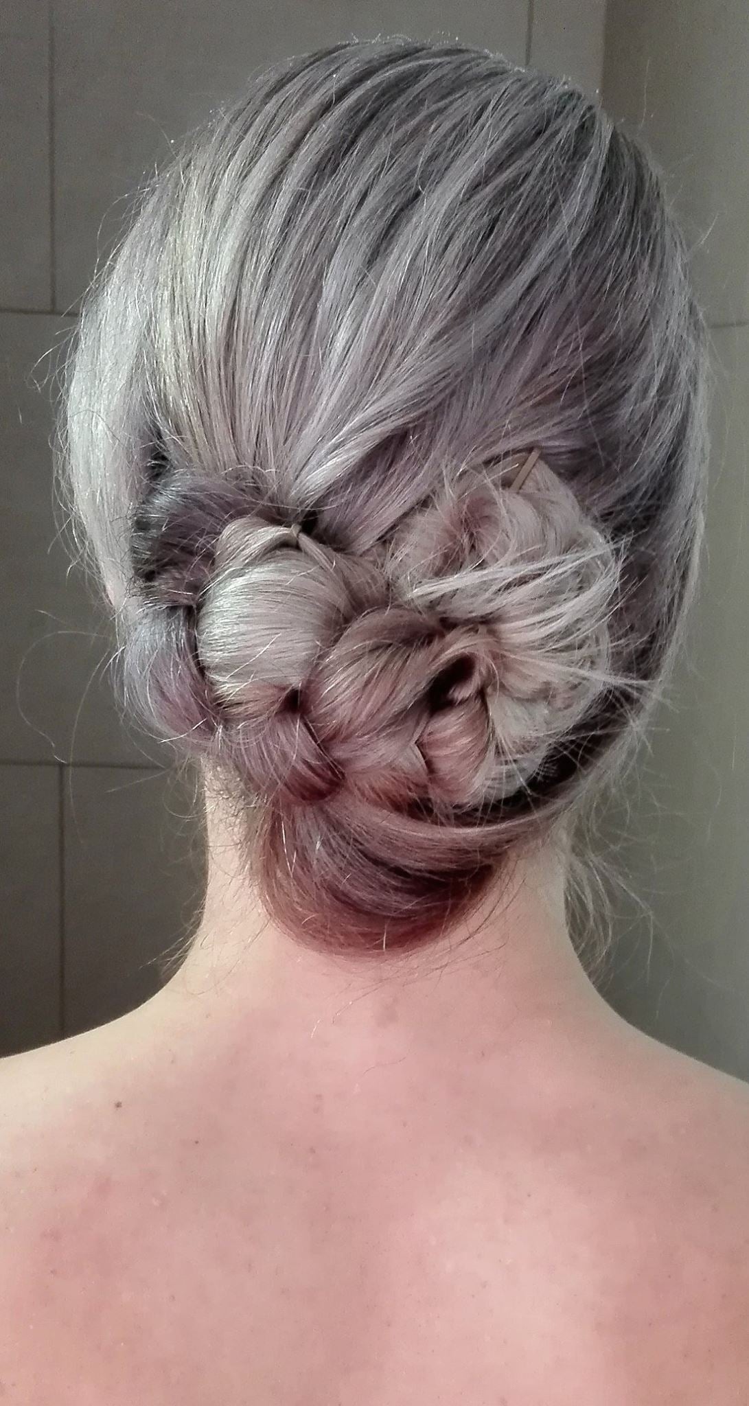 Me haartjes vandaag lekker opgestoken :)