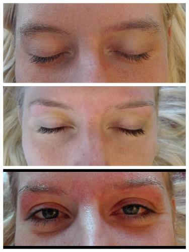Verven wimpers &amp; epileren wenkbrauwen