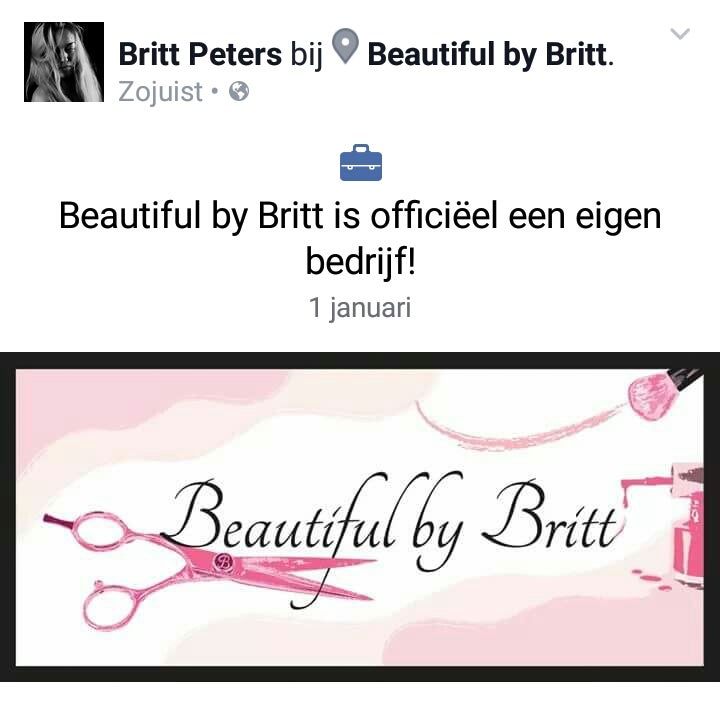 Super trots. 1-1-2016 officiëel een eigen bedrijf!