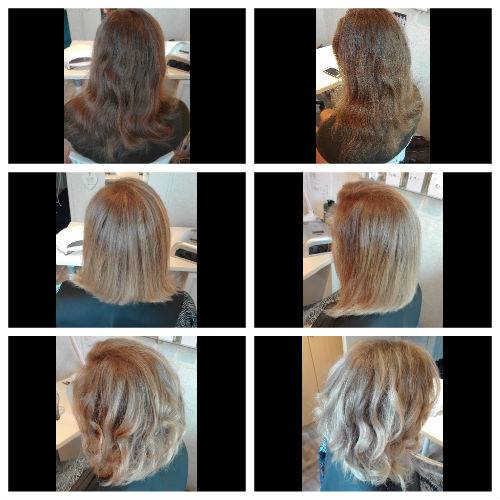 Volle bob met balayage!