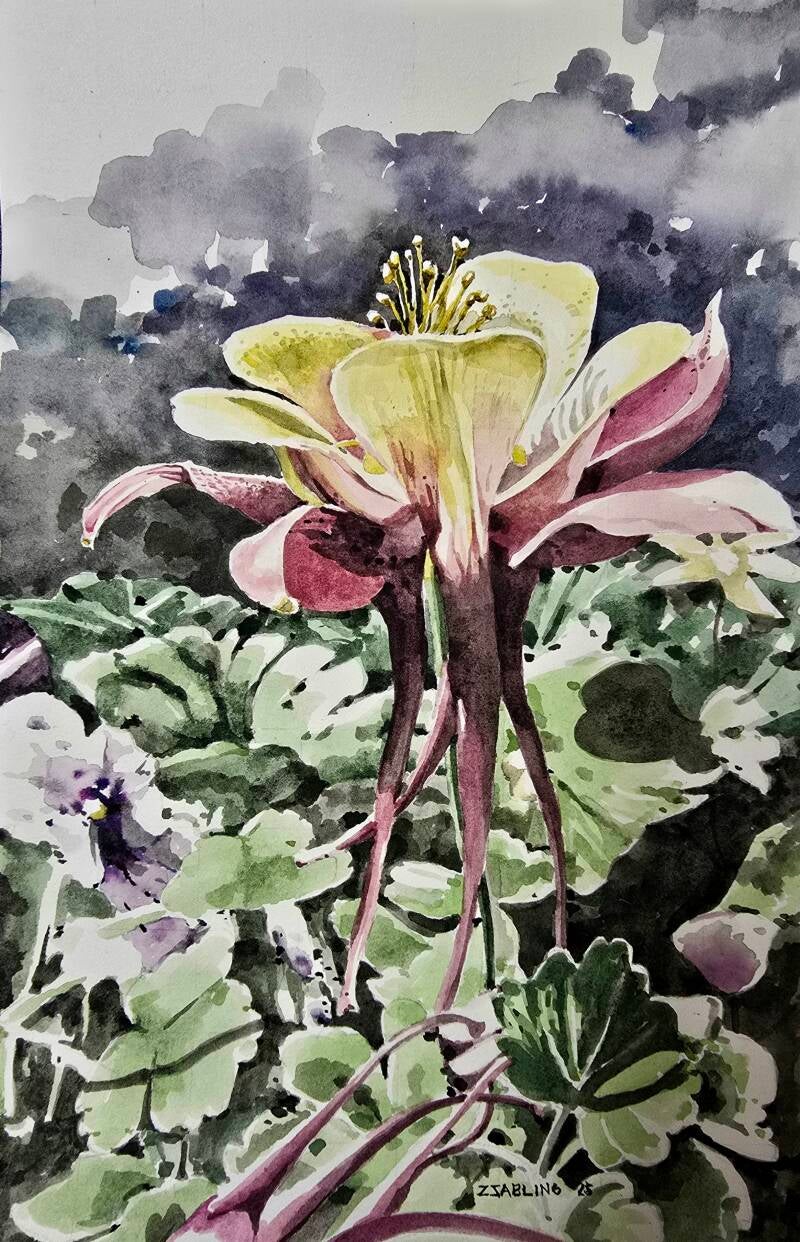 Garden Flowers 17 | Zaldy Sabling Watercolors