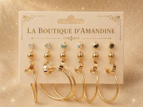 Lots de boucle d'oreille