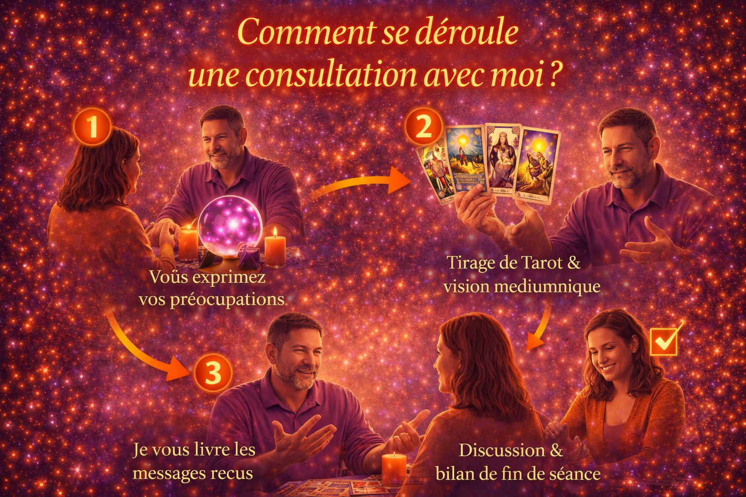 Comment se déroule une consultation avec moi ?
