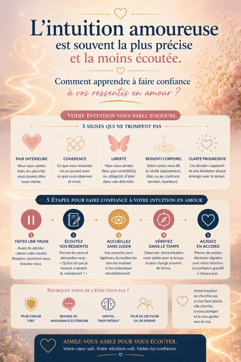 L'intuition dans les relations amoureuses — apprendre à écouter son cœur