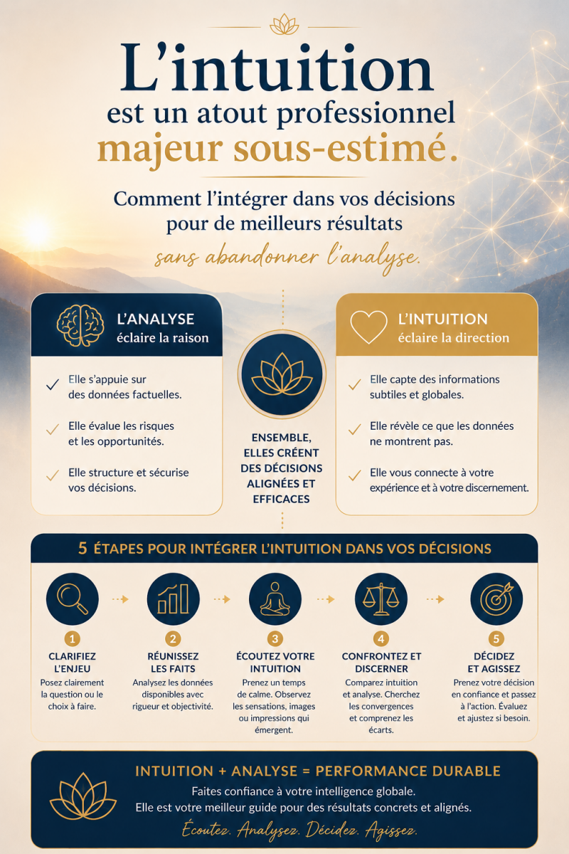 L'intuition comme outil de décision dans la vie professionnelle