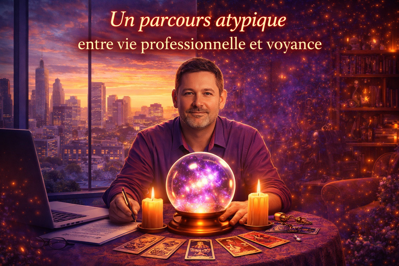Un parcours atypique entre vie professionnelle et voyance