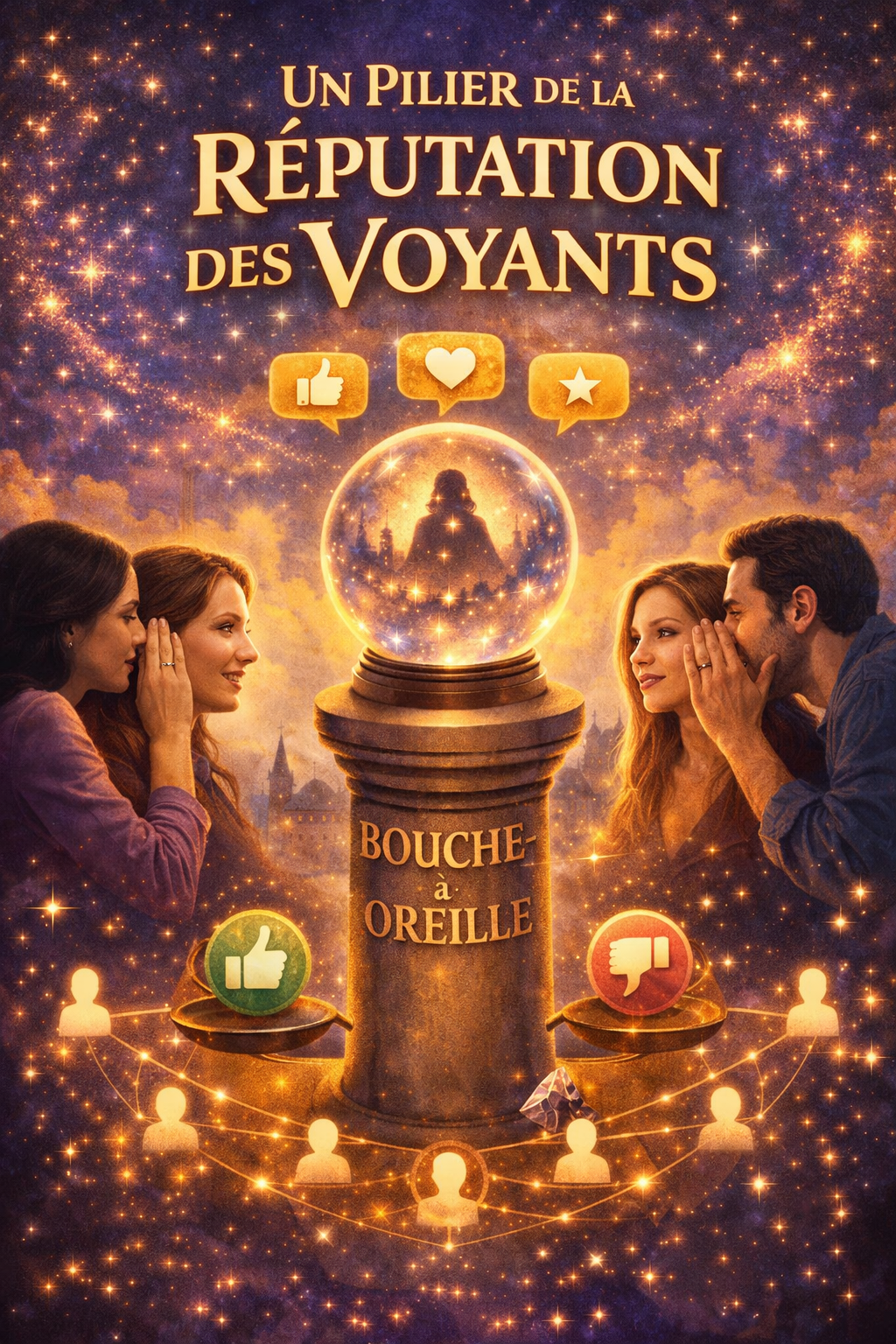 La réputation des voyants : le bouche à oreille en action.