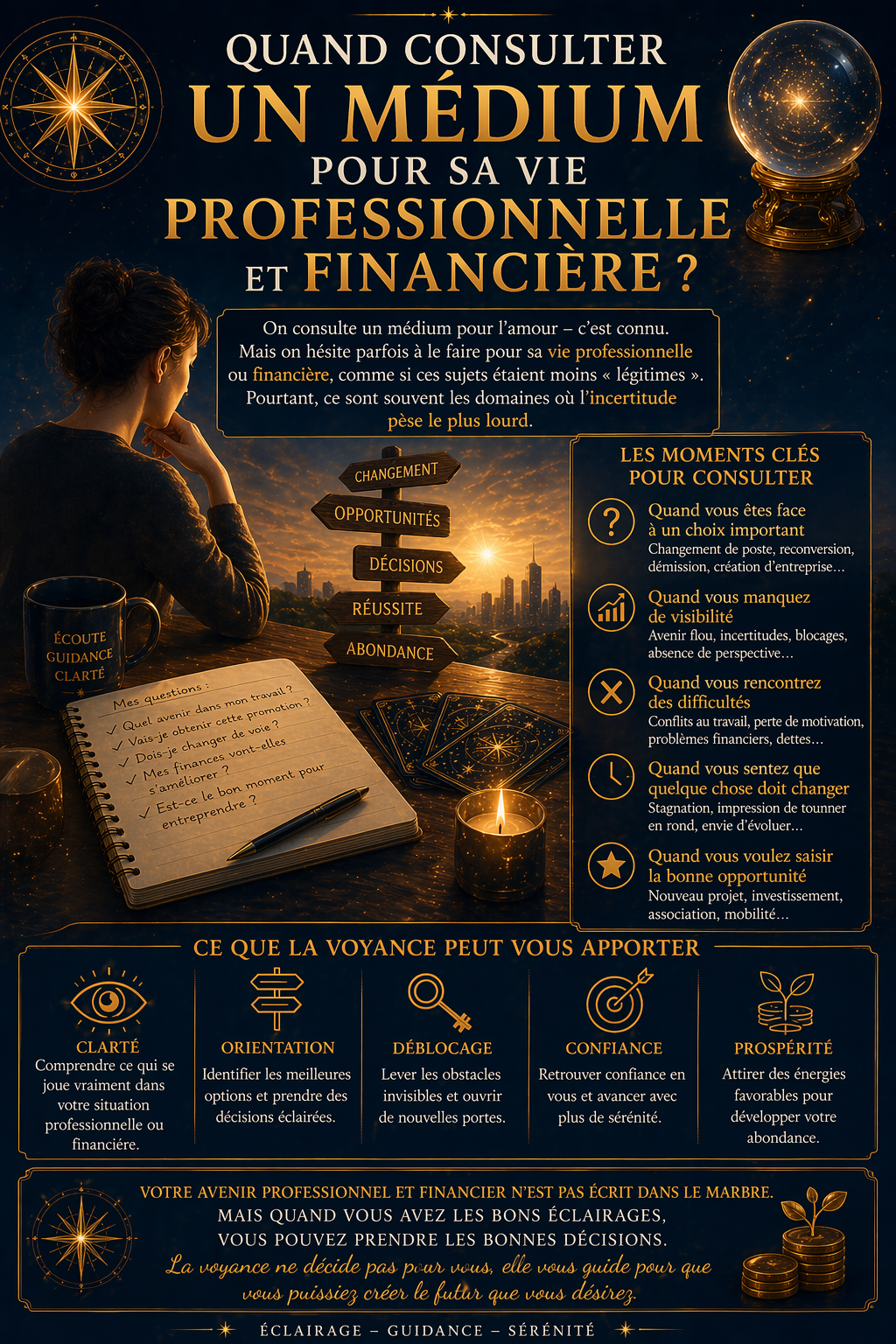 Quand consulter un médium pour sa vie professionnelle et financière Olivier Meltz Vosges