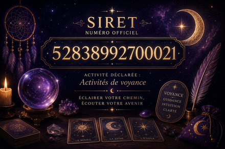 Praticien déclaré avec numéro de SIRET