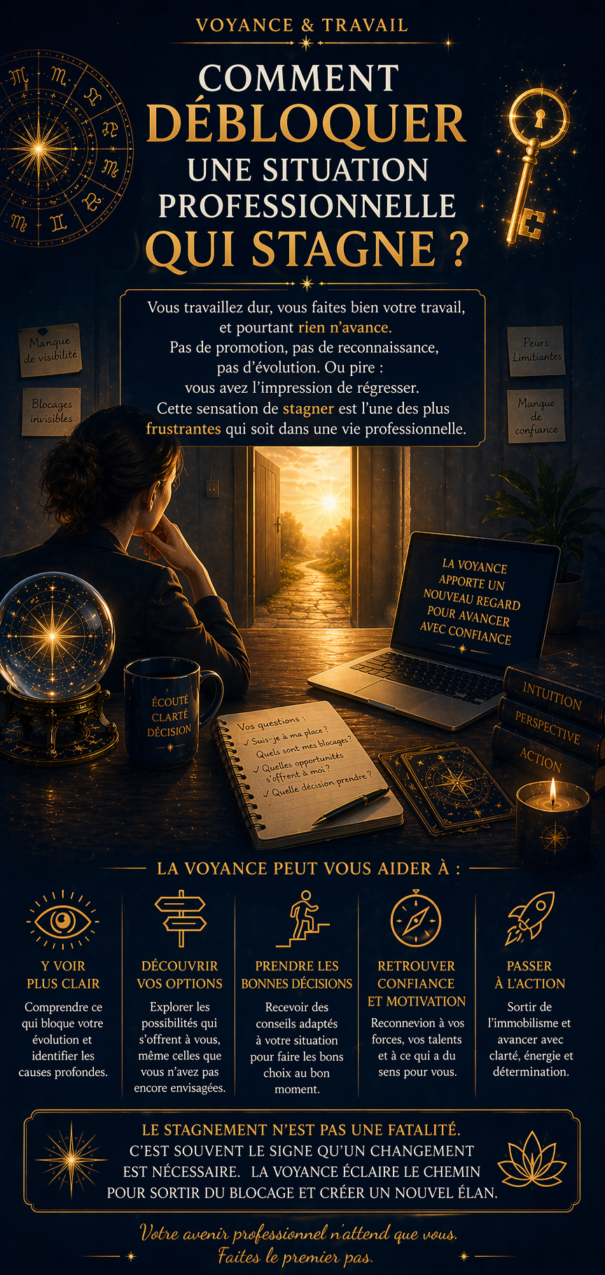 Blocage professionnel voyance Olivier Meltz médium Vosges