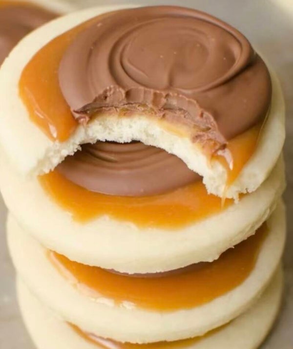 Salted Caramel Sugar Cookies