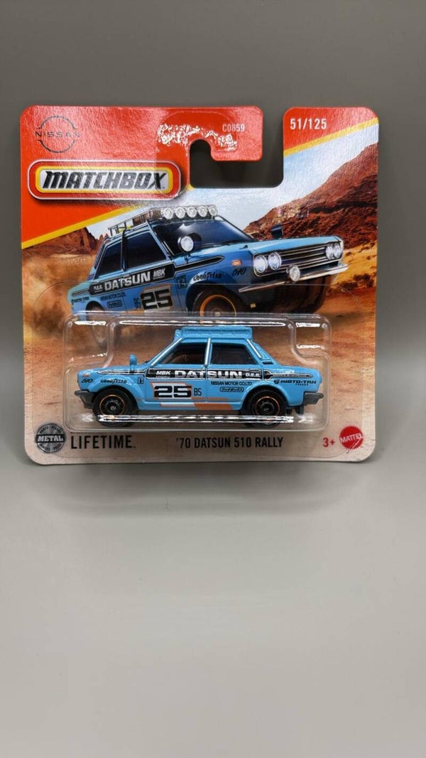 Matchbox  ‘70 Datsun 510 Rally