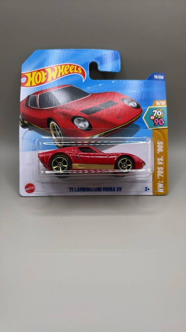 Hot Wheels 2025  '71 lamborghini miura SV