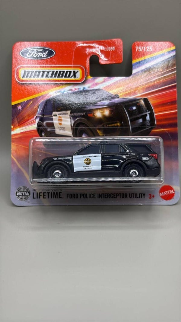 Matchbox 2025  Ford Police Interceptor utility