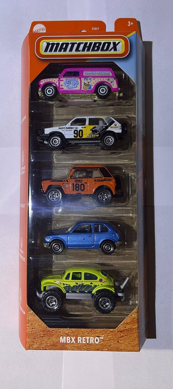 Matchbox 5 Pack  MBX Retro