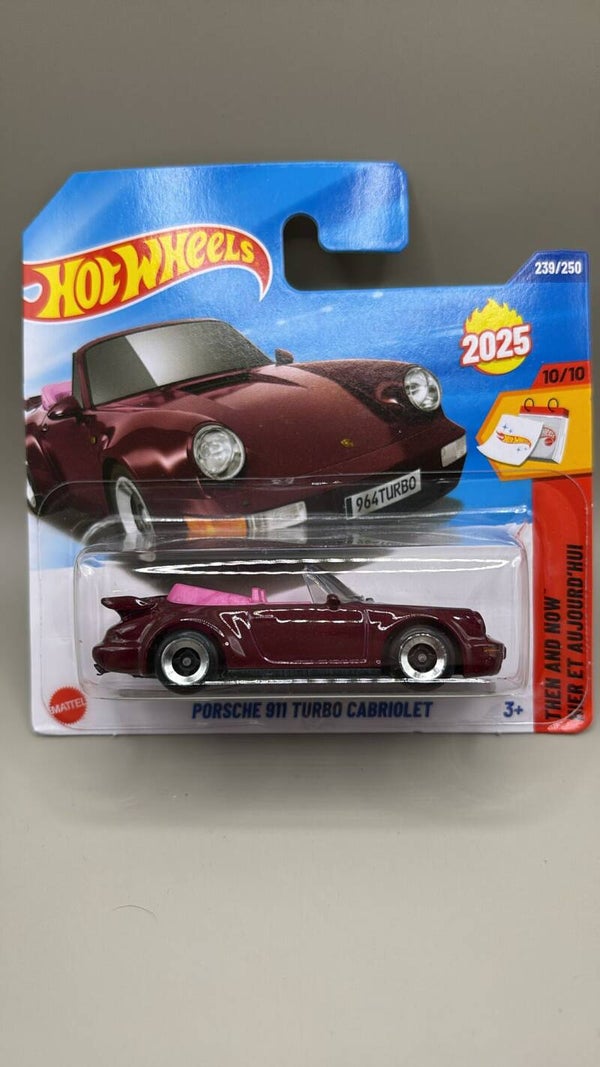 Hot Wheels 2025 Porsche 911 Turbo Cabriolet