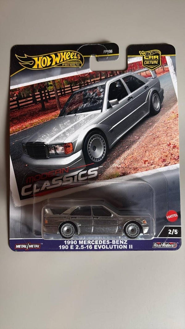 Hot Wheels Premium 1990 Mercedes-Benz 190 E 2.5-16 Evolution II