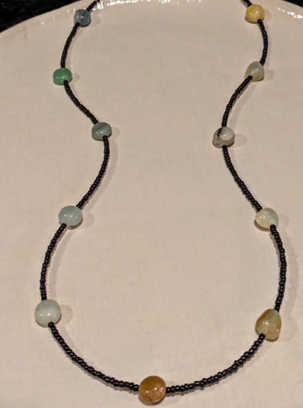 Hand Beaded Decorative Necklace