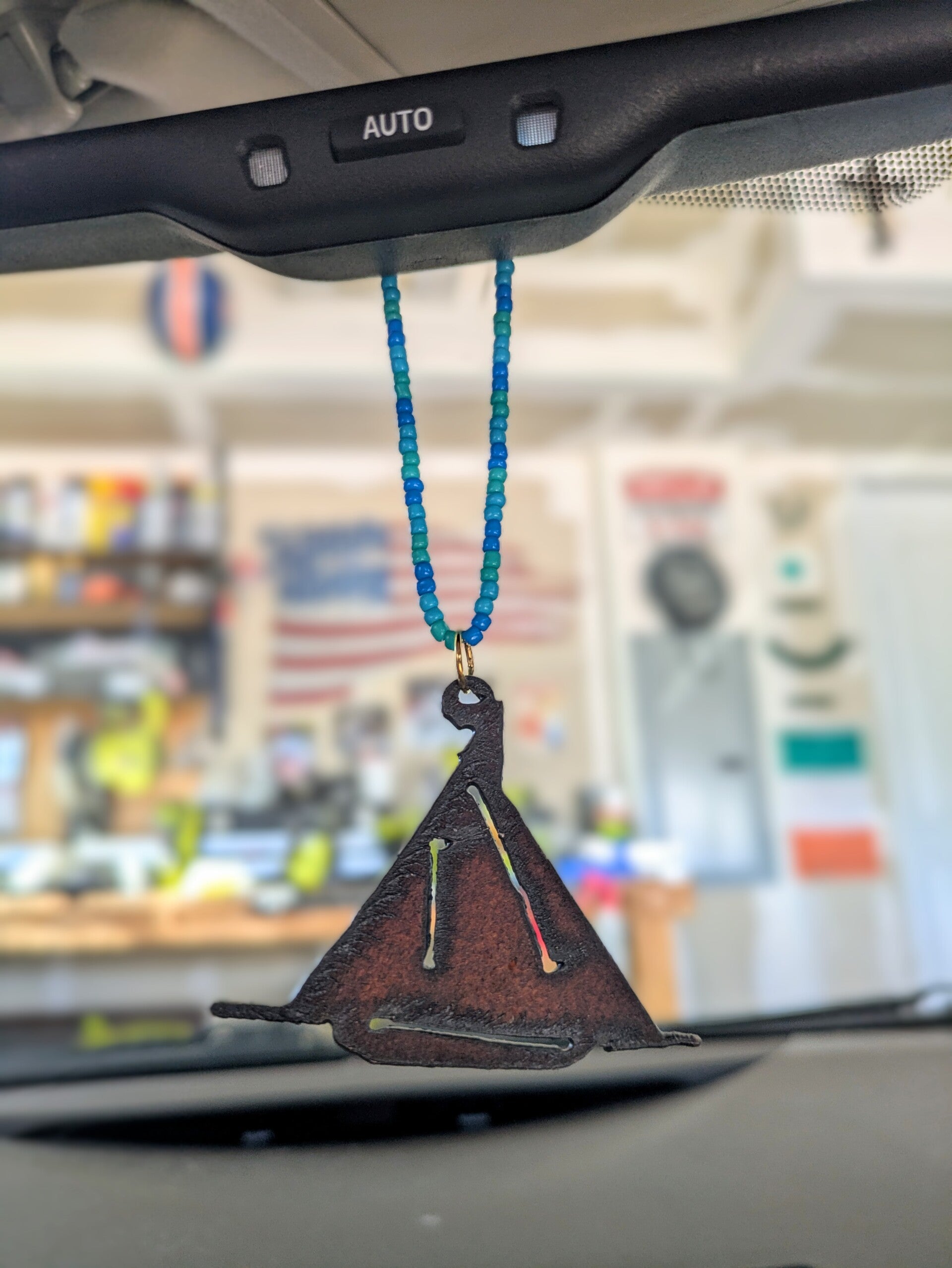 Sailboat Rearview Mirror Charm