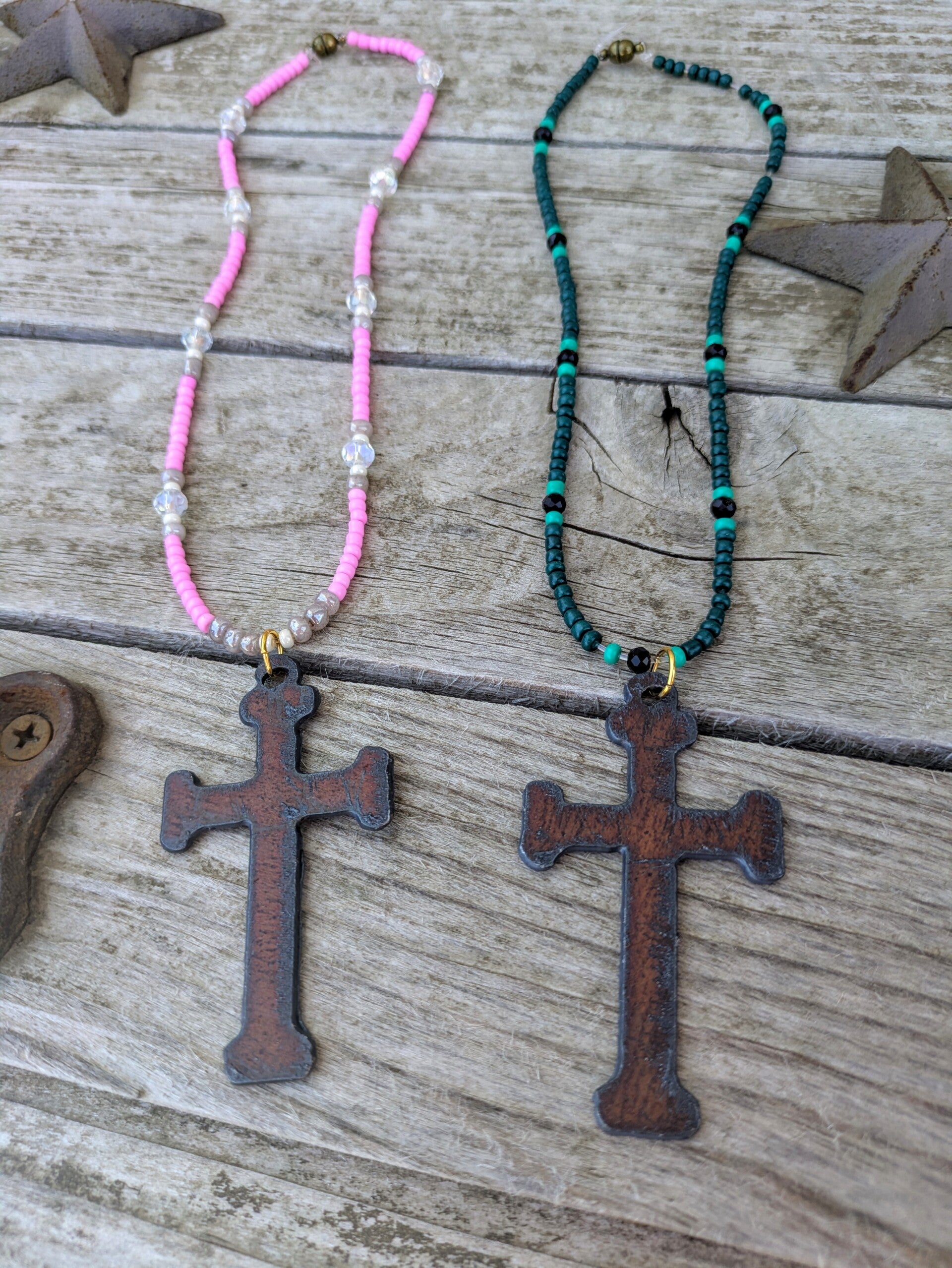 Cross Rearview Mirror Charms