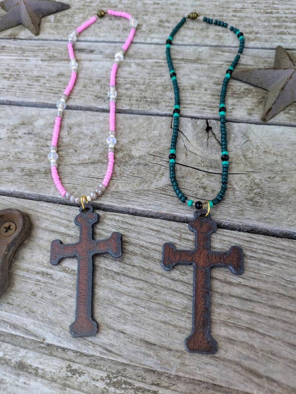 Cross Rearview Mirror Charms