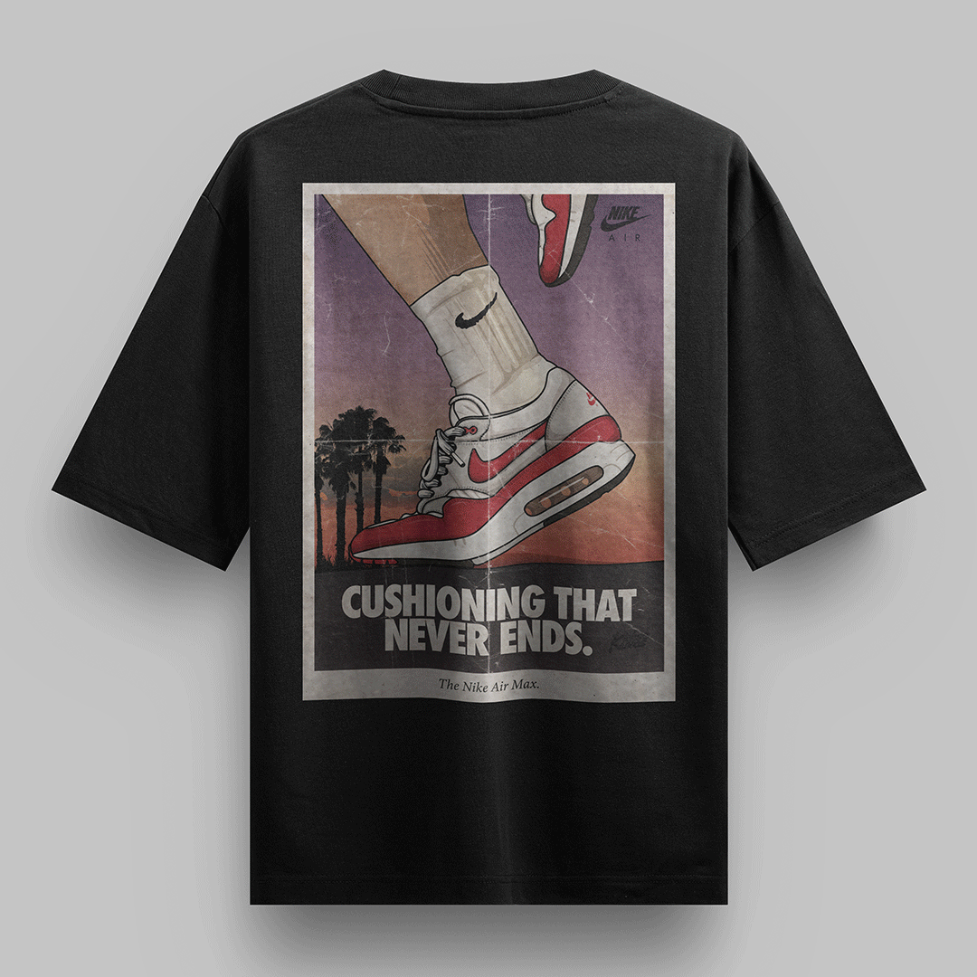 POSTER ARTWORK BLACK T-SHIRT (LUXURY HEAVY T-SHIRT)