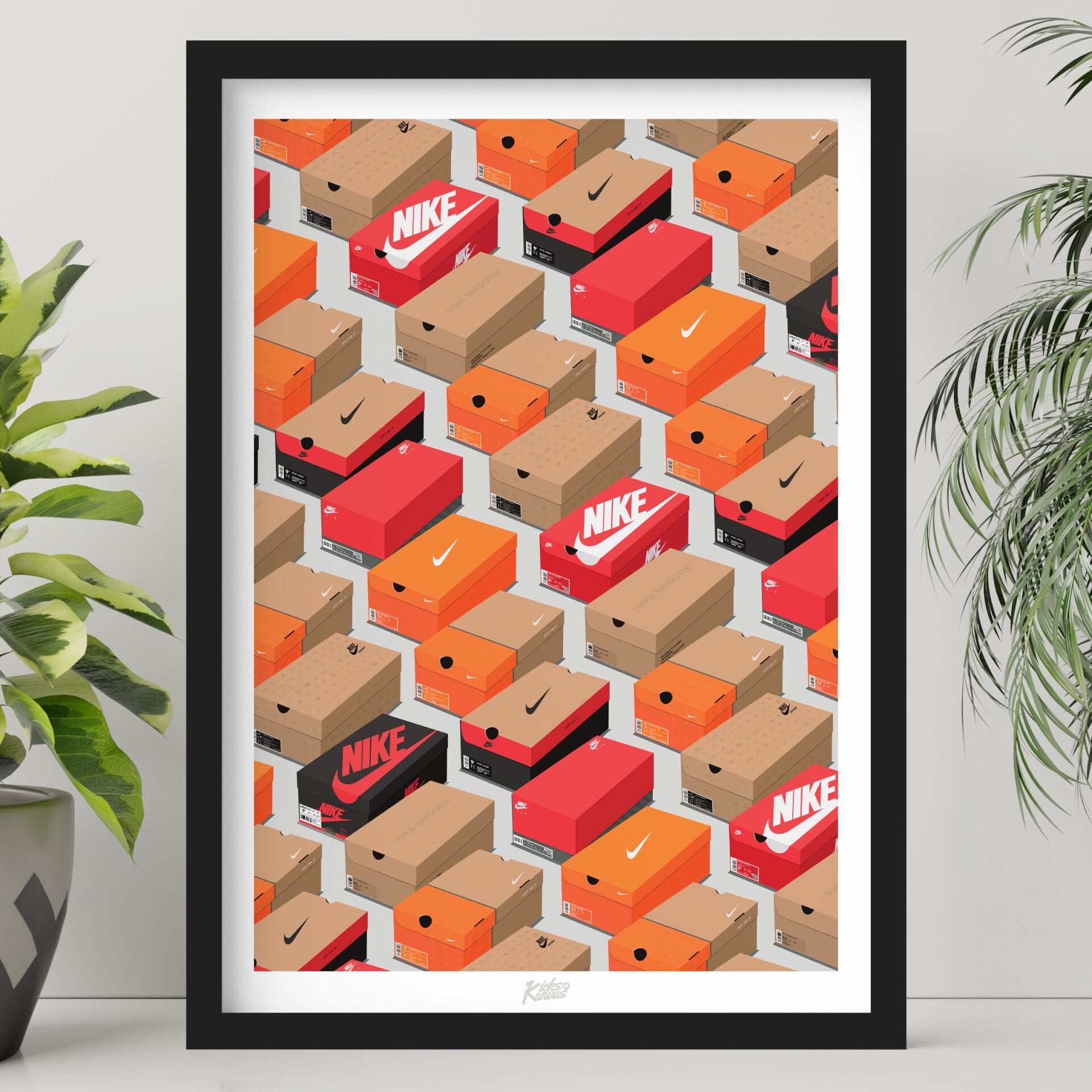 NIKE BOXES OVERDOSE POSTER (50X70CM)