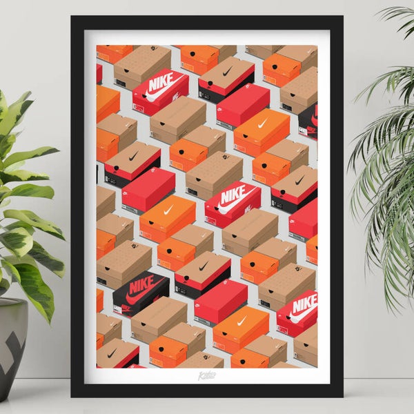 NIKE BOXES OVERDOSE POSTER (50X70CM)