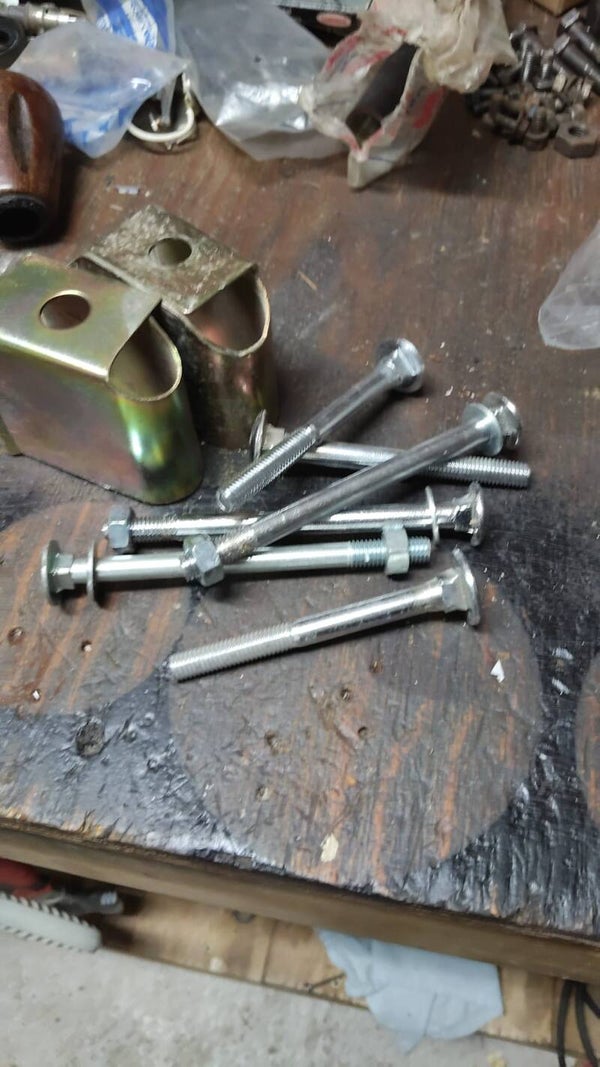 Kit supporti e perni lame paraurti 500