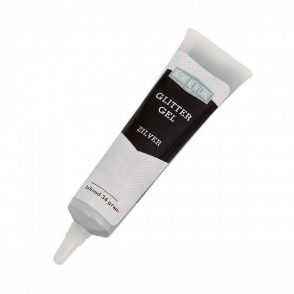 Schrijftube Gel Glitter Zilver
